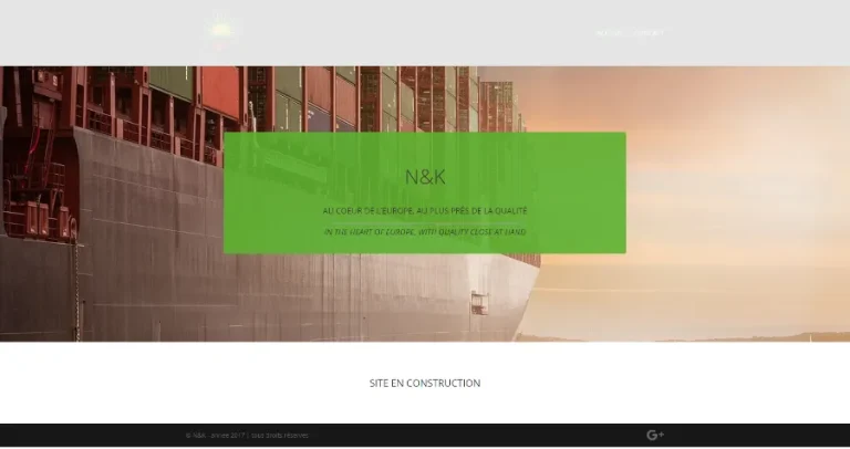 Site N&K réalisé par MIDI MOINS DIX