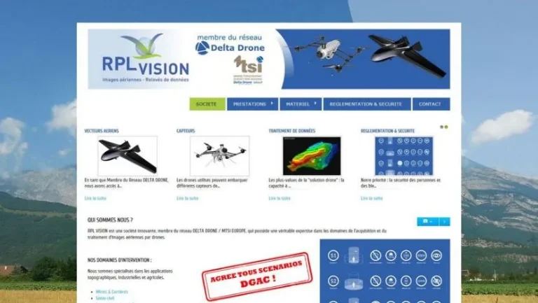 Site RPL Vision réalisé par MIDI MOINS DIX