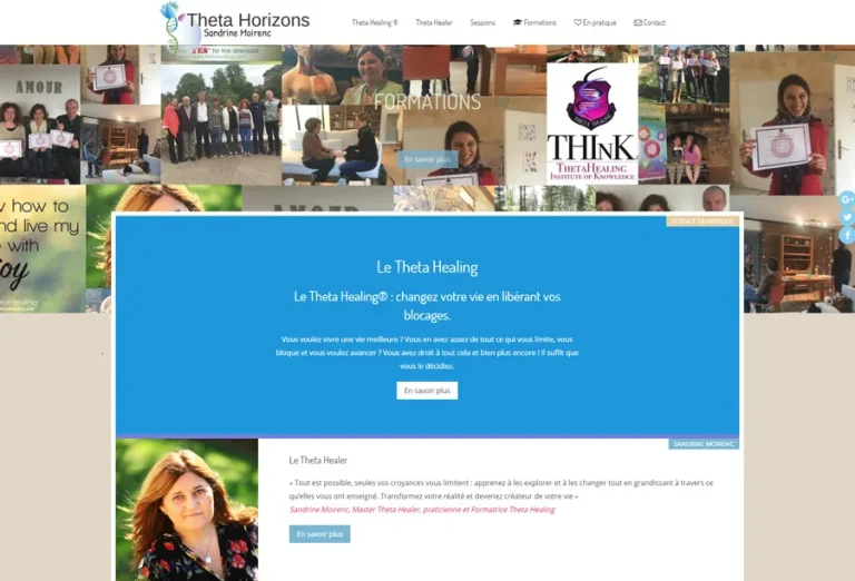 Site Thetahorizons réalisé par MIDI MOINS DIX